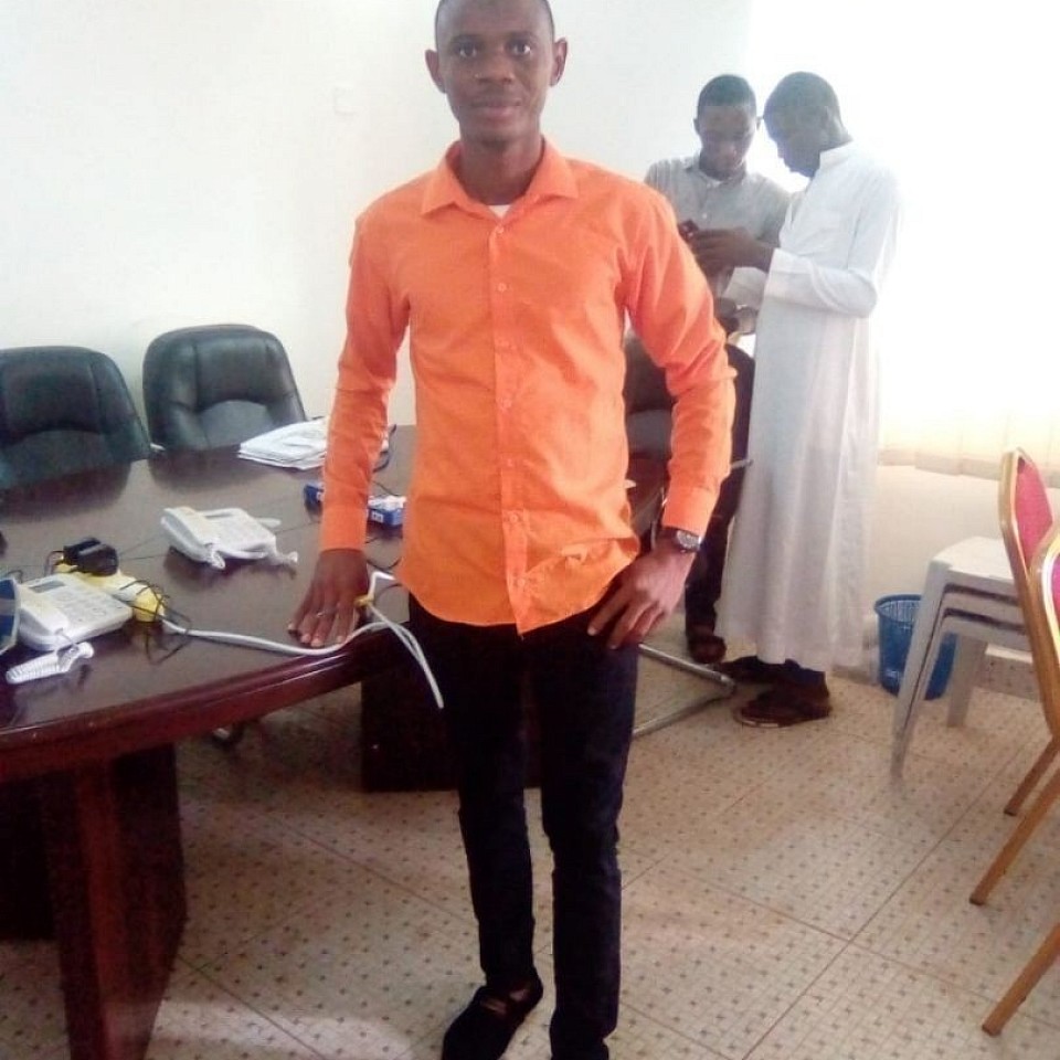 Mr. Mohammed Musa, Managing Director of Pipi Nigeria Ltd. at the Office of the Former Deputy Governor of Edo State, 2020