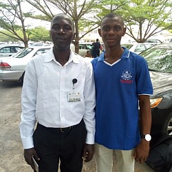 Mr. Ahmed, PNL MD with his Friend at University of Ibadan, Oyo State, Nigeria, 2018